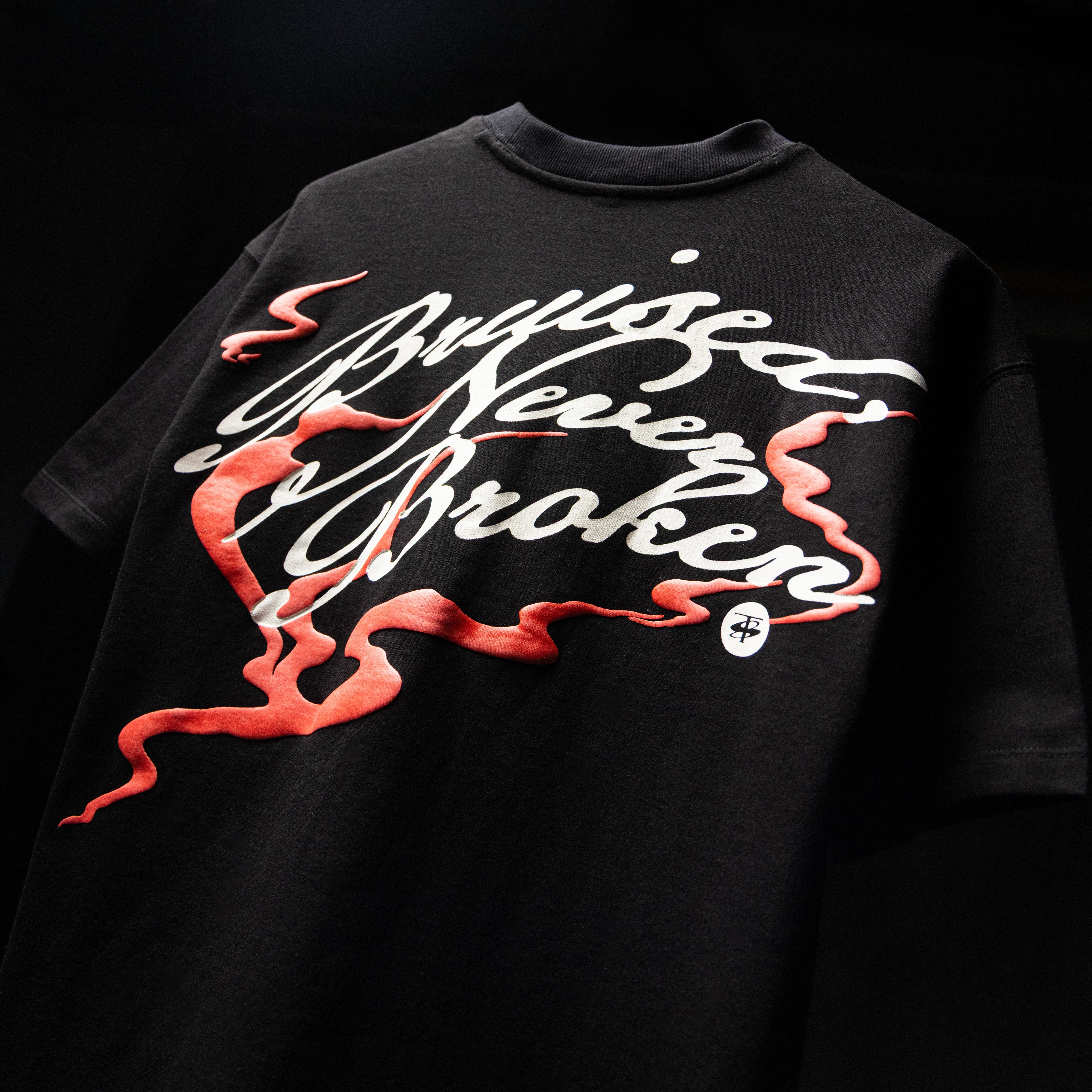 Black oversized sword t-shirts