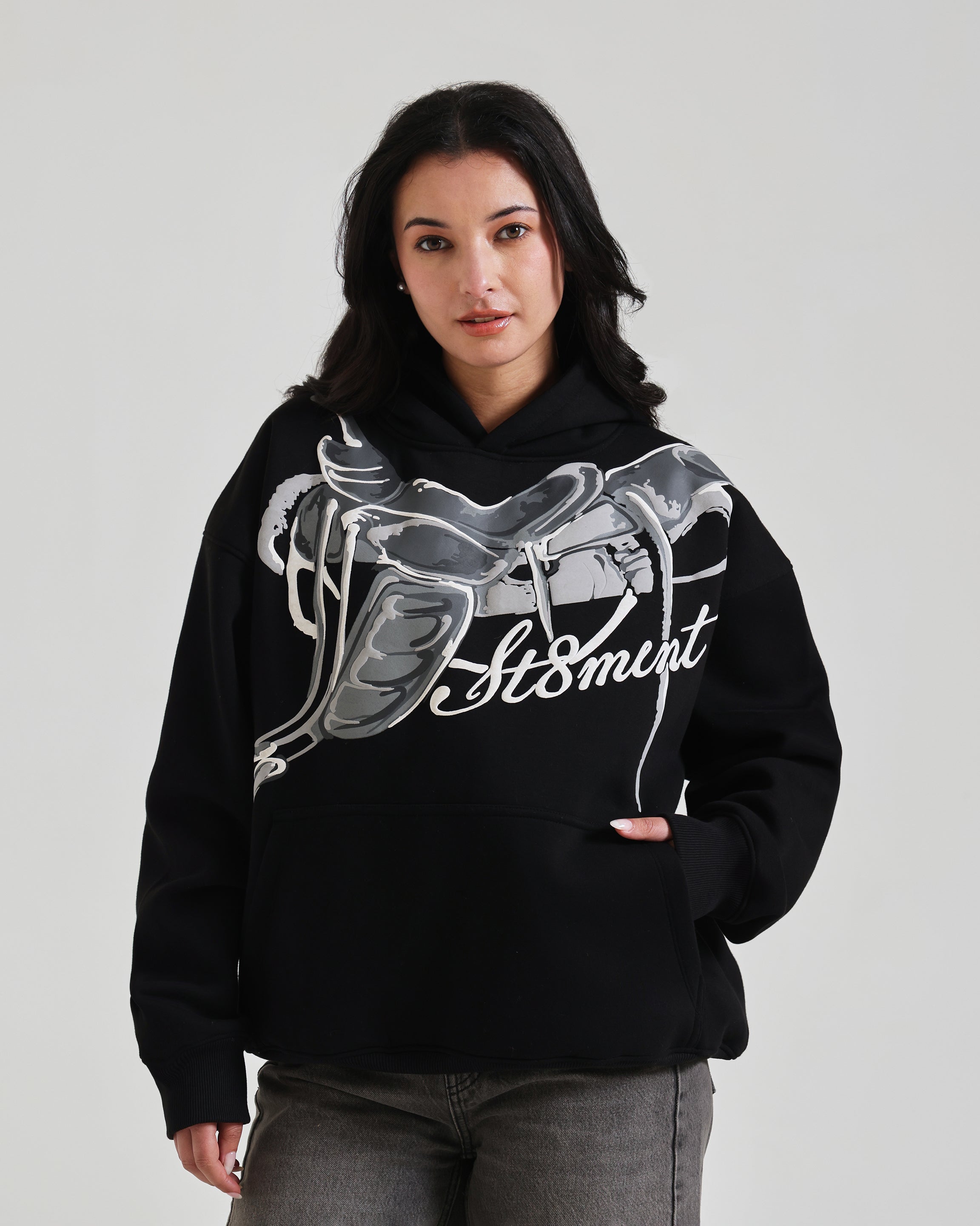 BLACK HORSE HOODIE